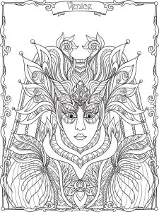 Costume E Maschera Di Carnevale Veneziano