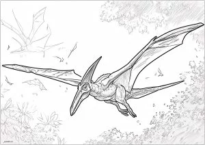 Pterodattilo a caccia