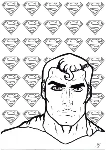 Colorare Ispirandosi Al Supereroe Superman