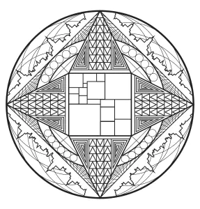 Mandala art deco