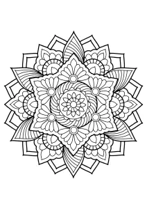 Mandala Da Libri Da Colorare Gratis Per Adulti   18