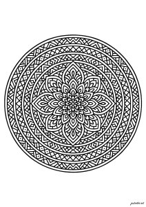 Mandala Complesso con Simmetria Perfetta