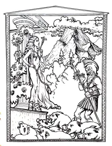 Scena Dell'odissea Di Omero