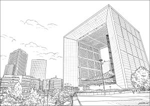 Grande Arche de La Défense.