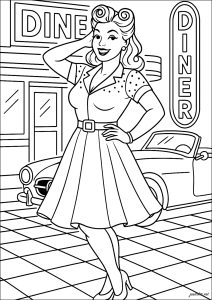 Retro Glamour al Diner
