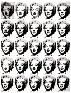 Andy Warhol - Venticinque Marilyn colorate rivisitate