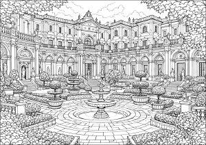Giardino rinascimentale magnifico