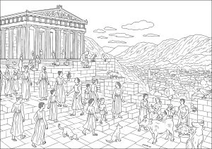 Die akropolis von athen im altertum