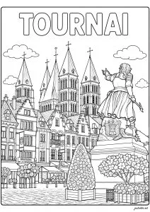 Christine de Lalaing und die Kathedrale Notre Dame in Tournai (Belgien)