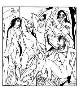 Pablo Picasso   Les Demoiselles D'avignon  Die Fräulein Von Avignon 
