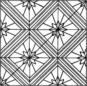 Azulejo Mit Hübschen Sternen