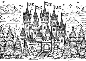 Erhabenes Märchenschloss