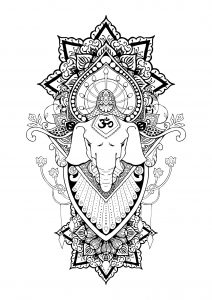 Ganesha und Muster
