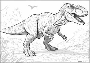 Großer Tyrannosaurus