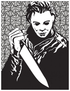 horror-farbseite-michael-myers