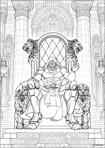 Doctor Doom auf seinem Thron