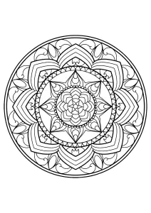 Mandala Aus Kostenlosen Malbüchern Für Erwachsene   13