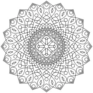 Beruhigendes Mandala