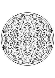 Mandala Aus Kostenlosen Malbüchern Für Erwachsene   4