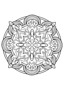 Mandala Aus Kostenlosen Malbüchern Für Erwachsene   23
