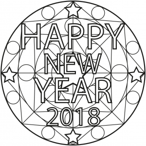 Mandala Neues Jahr