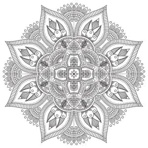 Zen  Und Anti Stress Mandala   7