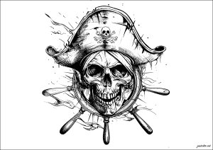 Piraten schädel