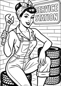 Pin up der 50er jahre 1574