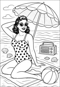 Pin up der 50er jahre 45000