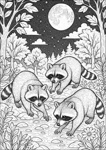 Waschbär - 1 Waschbar 34016