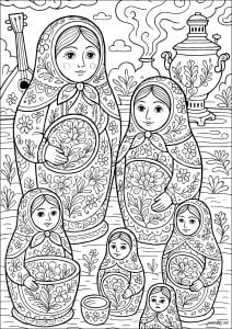 Russische puppen 90913