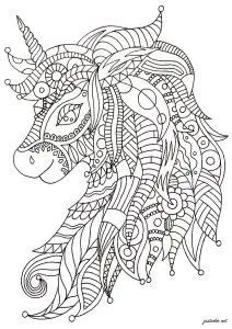 Zentangle Einhorn
