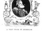 Eine Alte Darstellung Des Weihnachtsmanns, 1840