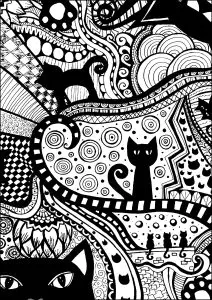 Schwarze Katzen