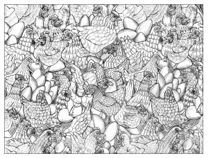 Desenhos Simples Para Colorir Para Crianças De Animais, Grátis, Para Baixar