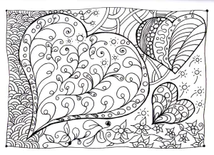 Desenhos Para Colorir Gratuitos Para Crianças De Anti Stress / Zen
