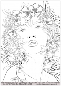 Desenhos simples para colorir de Anti-Stress / Zen para imprimir e colorir