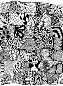 Desenhos Para Colorir Para Crianças Gratuitos De Anti Stress / Zen