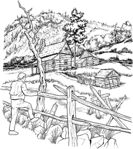 Desenhos Para Colorir Gratuitos Para Crianças De Arquitetura E Casa