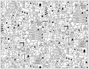 Desenhos Para Colorir Para Crianças De Arquitetura E Casa