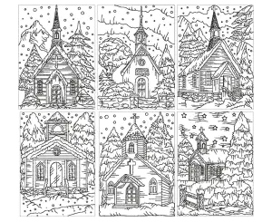 Desenhos Para Colorir Gratuitos De Arquitetura E Casa Para Imprimir