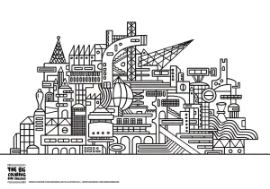 Desenhos Simples Para Colorir Gratuitos De Arquitetura E Casa Para Baixar