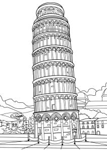 A Torre Inclinada de Pisa, Itália. Erguida no século XII, a Torre Inclinada de Pisa é um campanário situado na cidade de Pisa, na Toscana. A construção começou em 1173 e demorou quase dois séculos, com numerosas interrupções devido a guerras e problemas estruturais. Atualmente, é Património Mundial da UNESCO, atraindo milhões de visitantes todos os anos.
Em 1990, a torre foi encerrada ao público para obras de estabilização, tendo sido reaberta em 2001, depois de ter sido endireitada em 45 centímetros para garantir a sua segurança. A torre inclinada de pisa, itália
