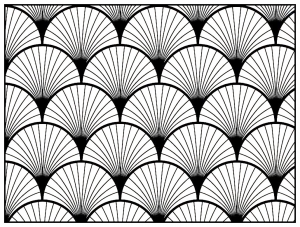 Desenhos para colorir gratuitos de Art Deco para crianças