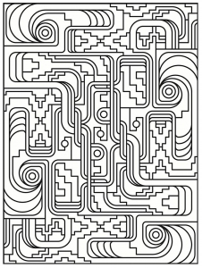 Desenhos Para Colorir Para Crianças Gratuitos De Art Deco