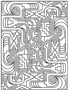 Desenhos Para Colorir Para Crianças Gratuitos De Art Deco