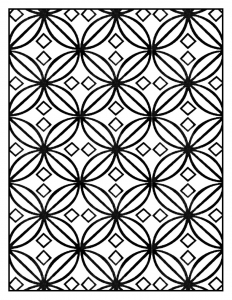 Desenhos Para Colorir Gratuitos Para Crianças De Art Deco