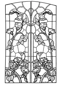 Desenhos Para Colorir Para Crianças Gratuitos De Art Nouveau