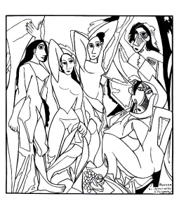 Pablo Picasso   Les Demoiselles D'avignon  1907 
