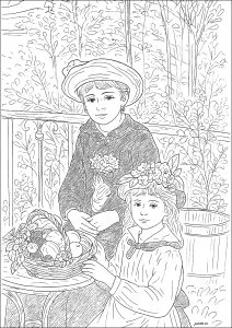 Duas irmãs (no terraço)   pierre auguste renoir (1881)